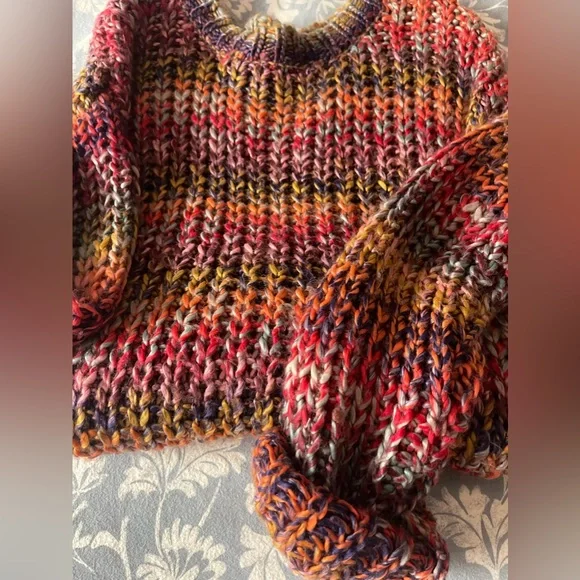 rainbow knit sweater - Picture 3 of 5